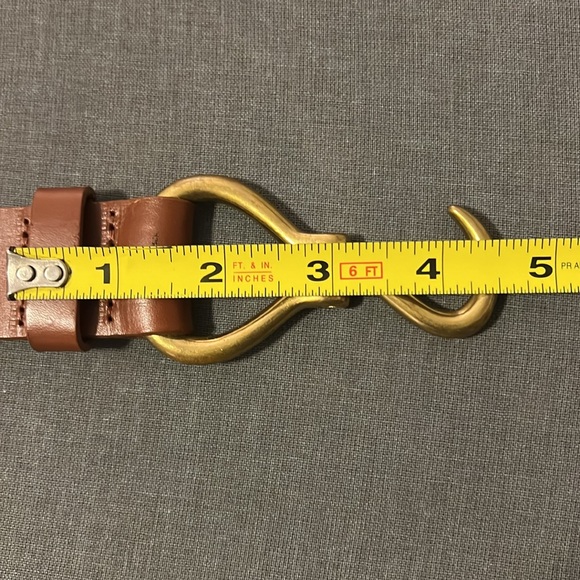 Country Club Prep Longshanks Brown Belt, Size 34 - Picture 10 of 12